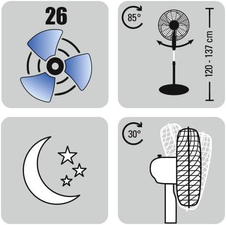 Image du produit Trotec Ventilateur sur pied design TVE 26 S (59 dB)