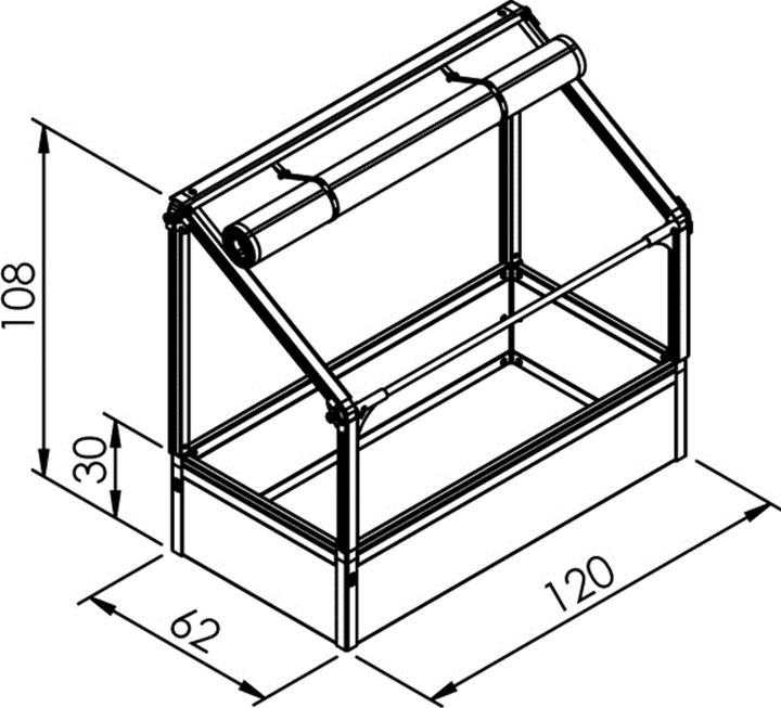 Actual product image GrowCamp Balcony raised bed