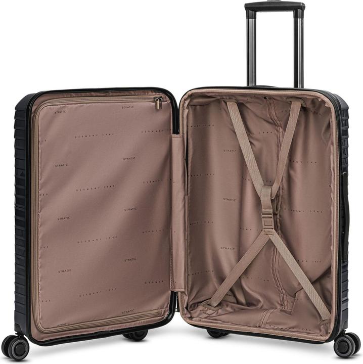 Image du produit Stratic Shine 4 roues trolley 65 cm avec soufflet extensible (69 l, M (50 - 90l))