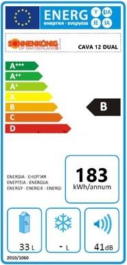 Label énergétique Sonnenkönig Cava 12 Dual