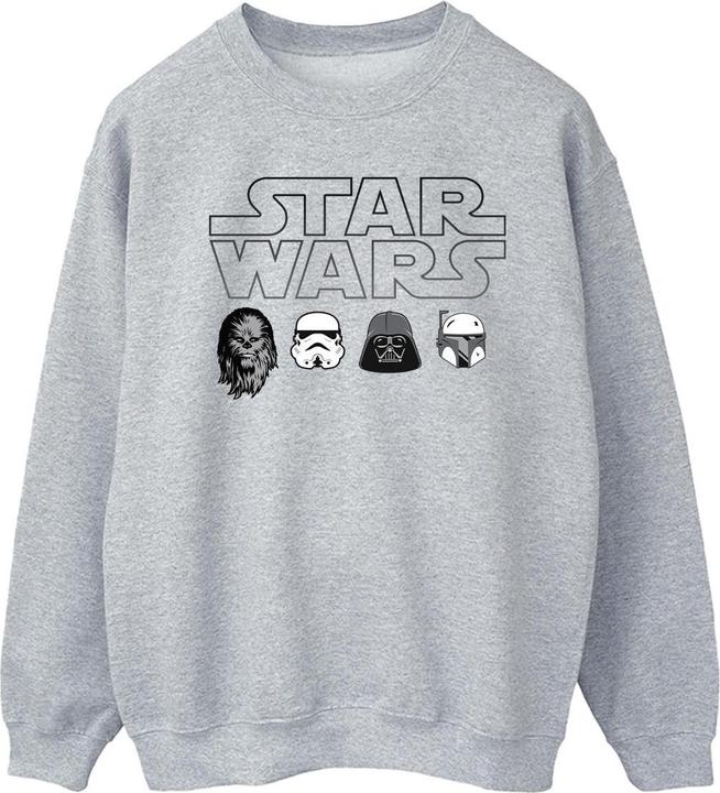 Immagine prodotto Star Wars Character Heads Felpa Uomo (XXL)