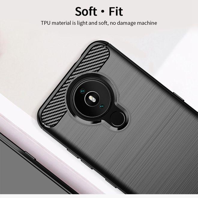 Actual product image Mofi Carbon Fiber TPU Series (Nokia 1.4)