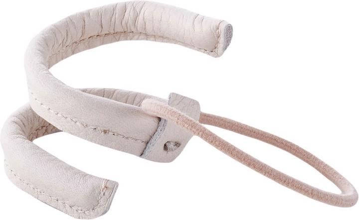 Produktbild Corinne World - Leather Band Short Narrow Bendable Cream (Haargummi)