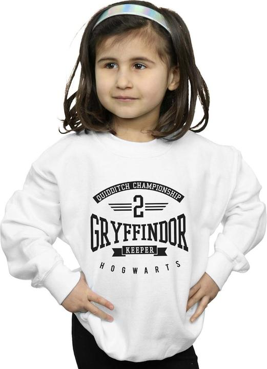 Actual product image Girls Gryffindor Keeper Sweatshirt (140, 146)