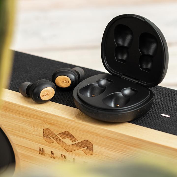 Actual product image House of Marley Bluetooth Headphones Champion Ear Buds Black (8 h, Wireless)