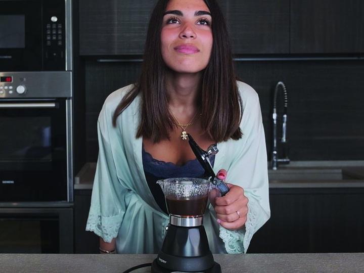 Immagine prodotto Beper BC.041N- macchina da caffè espresso elettrica- 3 bicchieri da caffè