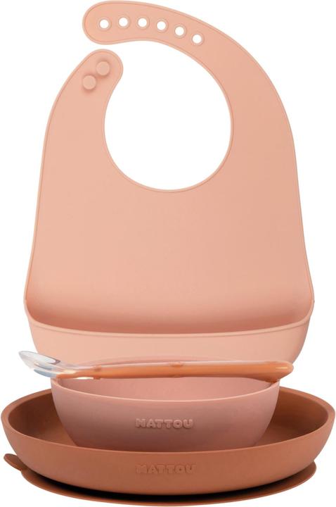 Produktbild Nattou Esslernset mit Lätzchen