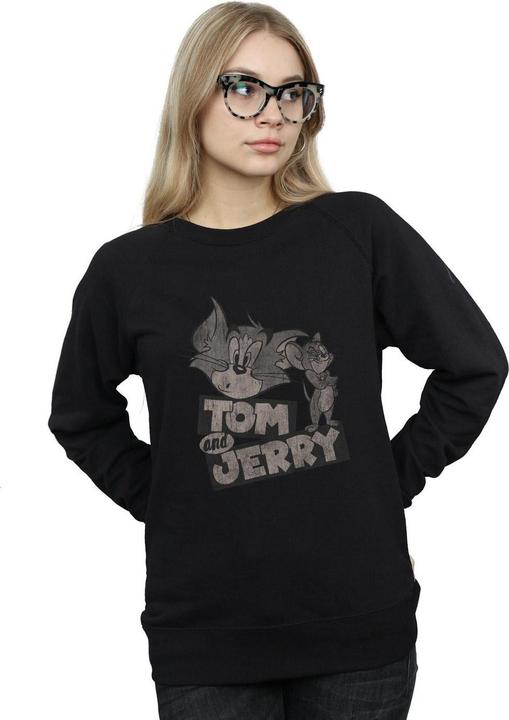 Actual product image Tom & Jerry Womens/Ladies Wink Cotton Sweatshirt (L)