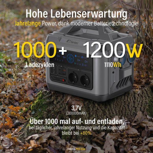 Produktbild Fantec PGS-1200 (1110 Wh, 14 kg)