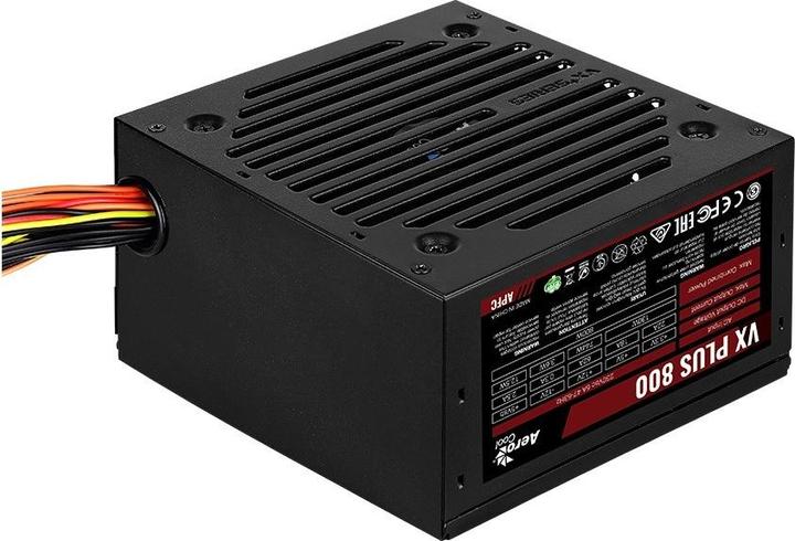 Actual product image AeroCool VX PLUS 800 Power Supply 800 W 20+4 pin ATX ATX Black (800 W)