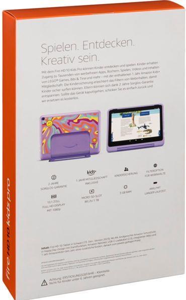Produktbild Amazon Fire HD 10 Kids Pro (nur WLAN, 10.10", 32 GB, Mehrfarbig)
