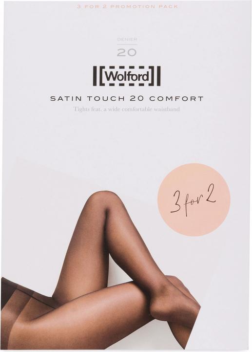 Actual product image Wolford Tights "Satin Touch" black (20 DEN, 40, L)