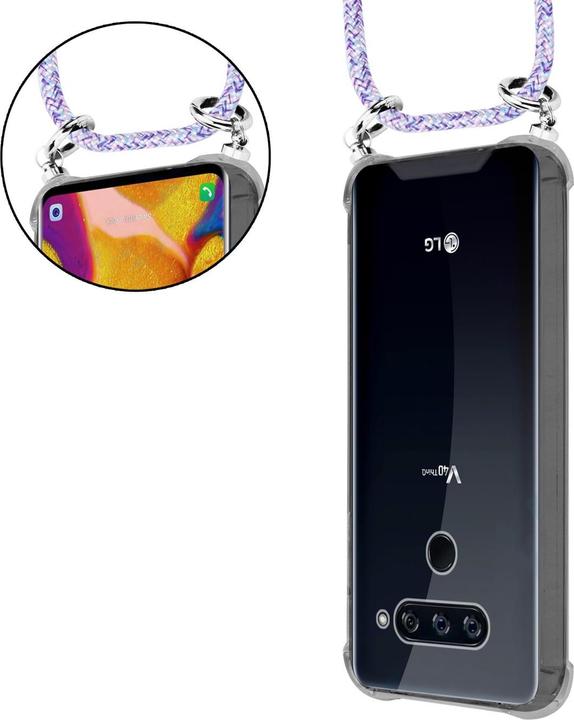 Produktbild Cadorabo TPU Handy Kette SILBER Cover