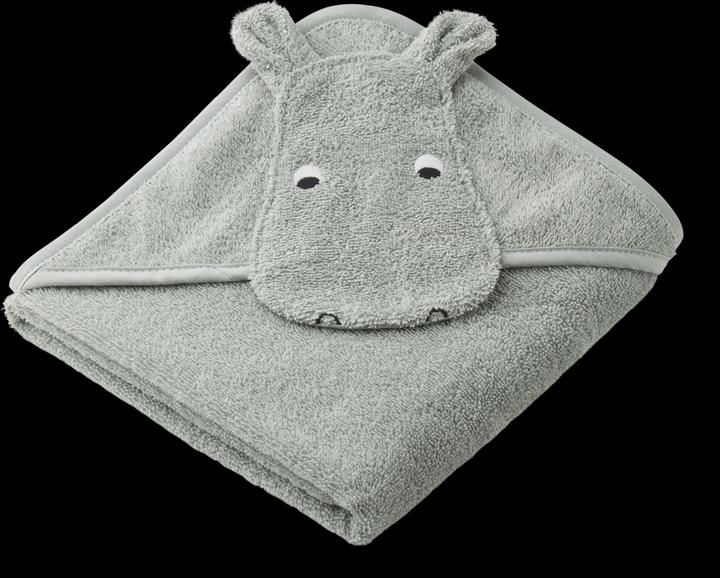 Image du produit Liewood Albert Serviette de bain à capuche Hippo Dove