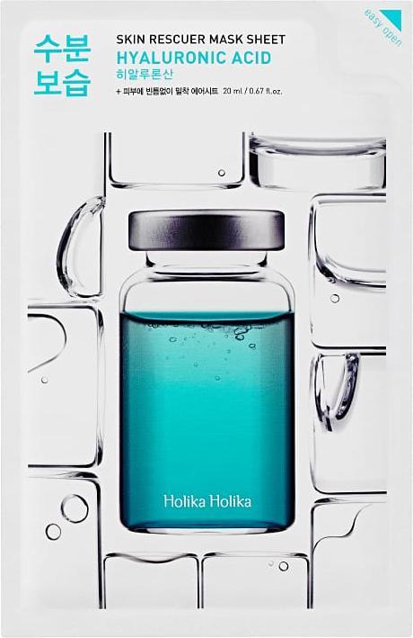 Actual product image Holika Holika Hyaluronic Acid Skin Rescue Mask Sheet - Hydration Canvas Mask With Hyaluronic Acid (20 ml)