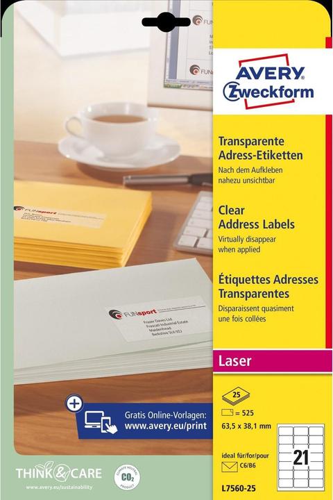 Produktbild Avery Adressaufkleber
