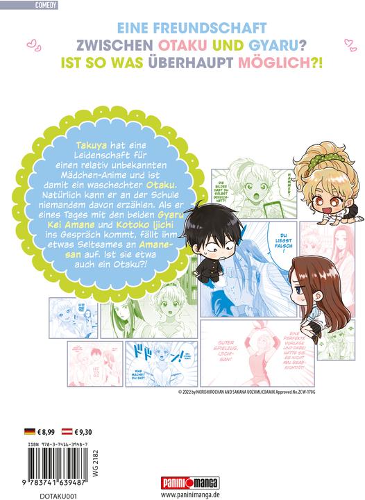 Actual product image Panini Gibt's denn keine Gyaru, die nett zu Otaku sind?! 01 (German, Sakana Uozumi, Norishirochan, 2024)
