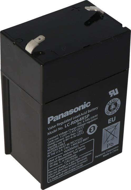Produktbild Panasonic Akku LC-R064R5P, LC-R064R2P (6 V)