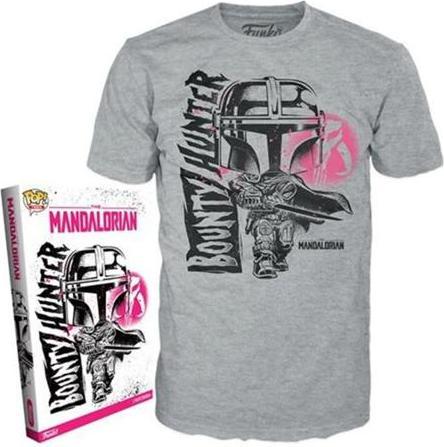 Actual product image Funko Star Wars: The Mandalorian - Boxed Tee - Mando (T-Shirt L)