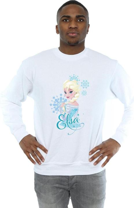 Immagine prodotto Disney Frozen Elsa Snowflakes Felpa Uomo (L)