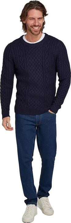 Actual product image Raging Bull Mens Chunky Cable Knit Crew Neck Jumper (4XL)