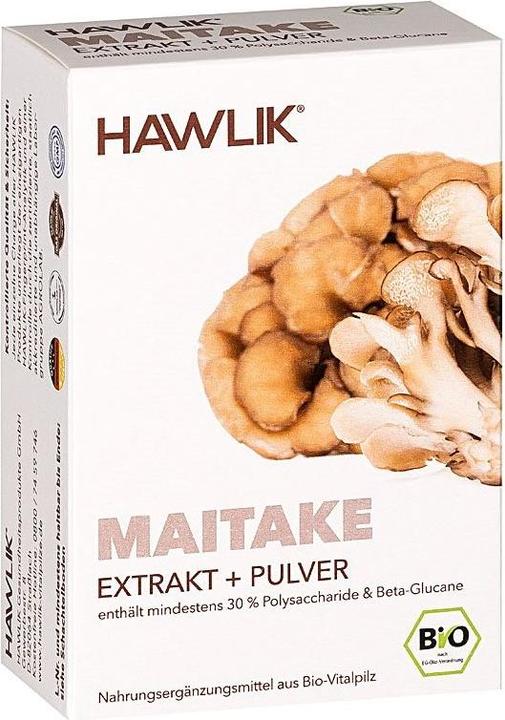 Produktbild Hawlik Maitake Extrakt + Pulver Kapsel (60 Stück, Kapseln, 57 g)