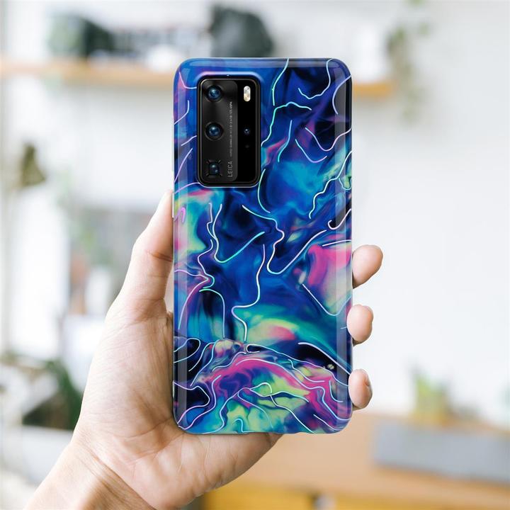Produktbild Cadorabo IMD TPU Bunter Marmor Cover (Huawei P40 Pro+)