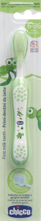 Actual product image Chicco Green toothbrush (Extra soft, 1 x)