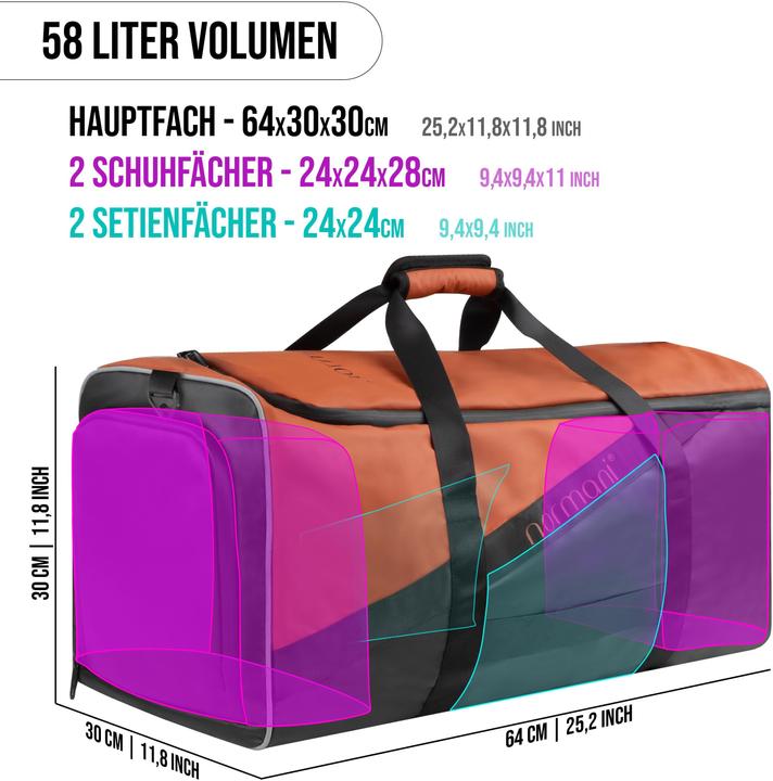 Produktbild Normani Sporttasche 58 l Ostpass (58 l)