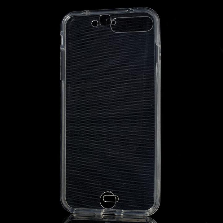 Produktbild König Design Apple iPhone 8 Plus Full Body 360 Silikon Schutzhülle Handyhülle Case Hülle Klar (Apple iPhone 8 Plus)