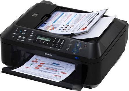 Actual product image Canon PIXMA MX410, All-in-One incl.Fax with ADF, LAN, WLAN (Ink, Colour)