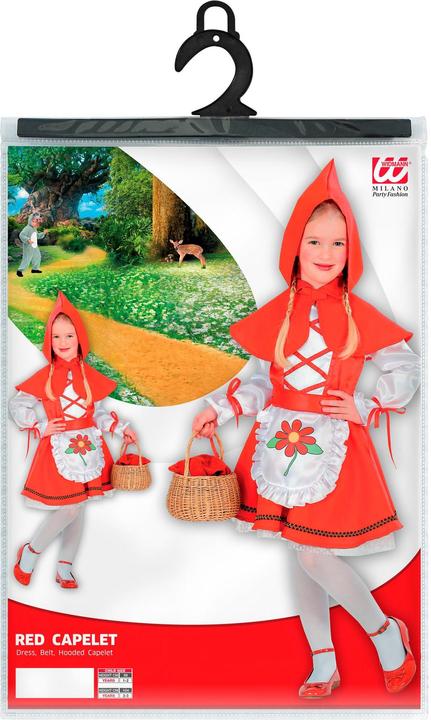 Produktbild Widmann ROTKÄPPCHEN (Kleid, Gürtel, Mäntelchen mit Kapuze), 98 cm / 1-2 Years (1, 2)