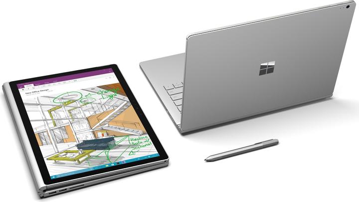 Actual product image Microsoft Surface Book - US layout (13.50", Intel Core i7-6600U, 8 GB, 256 GB, US)