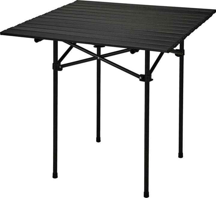 Produktbild ProGarden Campingtisch mit rollbarer Tischplatte, schwarz
