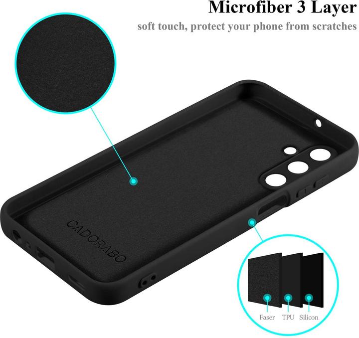 Actual product image Cadorabo Case for Samsung Galaxy A15 TPU in liquid protection silicone design (Samsung Galaxy A15)