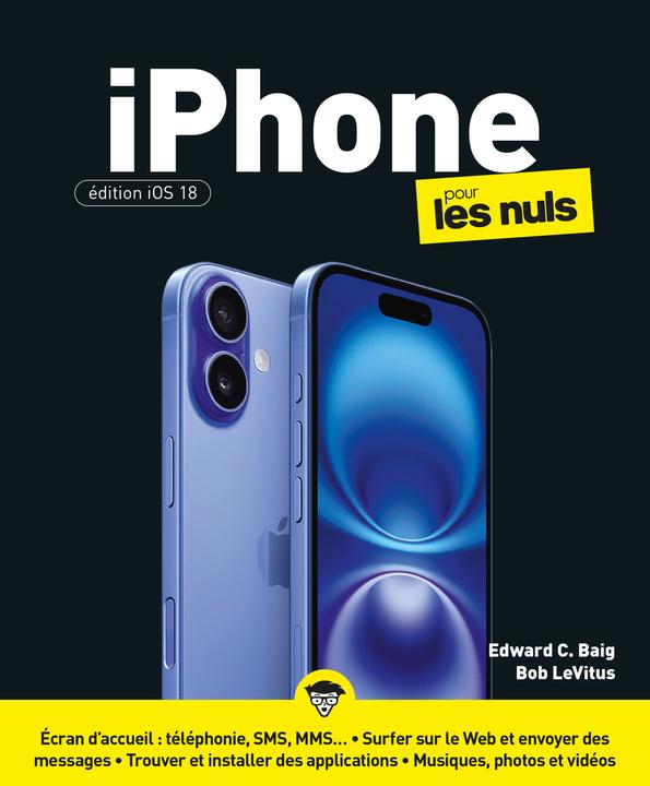Immagine prodotto IPhone pour les nuls : édition iOS 18 (Francese, Baig Edward C., LeVitus Bob, 2024)