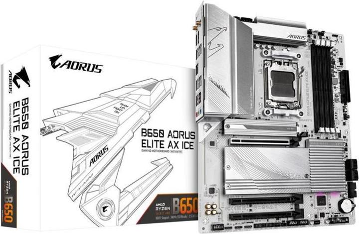 Produktbild Gigabyte B650 A ELITE AX ICE (AM5, AMD B650, ATX)