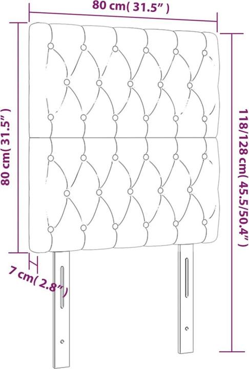 Produktbild VidaXL Fran (160 x 7 x 88 cm)
