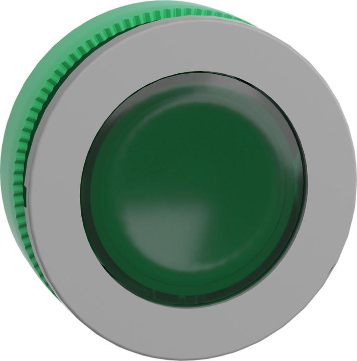 Actual product image Schneider Electric Indicator lamp, front, plastic, green, ZB5FV033C0