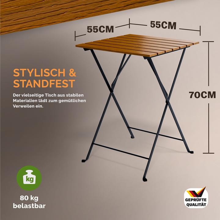 Produktbild Casaria Bistro Set (55 cm)
