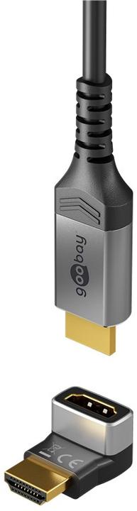 Immagine prodotto Goobay Adattatore angolare HDMI 90° verticale, 8K @ 60 Hz, placcato oro (HDMI)