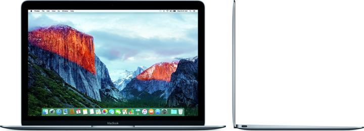 Produktbild Apple MacBook Space Gray (12", Intel Core M3, 8 GB, 256 GB, CH)