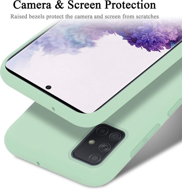 Immagine prodotto Cadorabo Copertura della cassa del silicone liquido TPU (Samsung Galaxy A71)