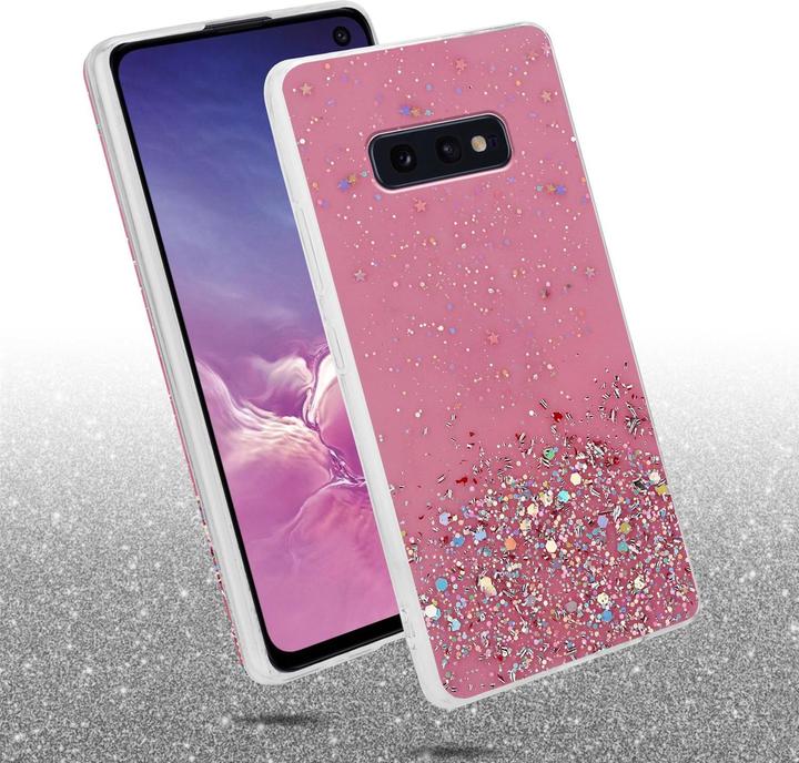 Produktbild Cadorabo TPU Cover funkelnder Glitter (Samsung Galaxy S10e)
