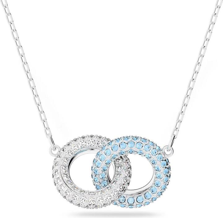Produktbild Swarovski Stone Halskette Blau (Swarovski Metall, 38 cm)
