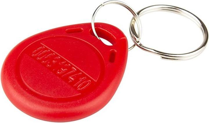 Produktbild JTI 10 x 125 kHz RFID-Smart-Tag - Rot (Schlüsselkarte)