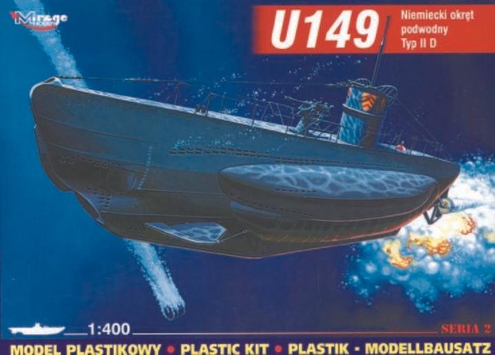 Produktbild Mirage Hobby Deutsches U-Boot U 149 Typ IID