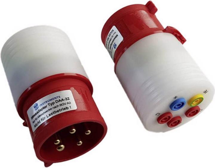 Actual product image HT Instruments Measuring adapter CEE 32A (CEE 5 pole plug with connection sockets) (Measuring line)