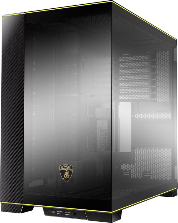 Actual product image Lian-Li O11D EVO RGB Automobili Lamborghini Edition - black (Mini-ITX, mATX, ATX, E-ATX)
