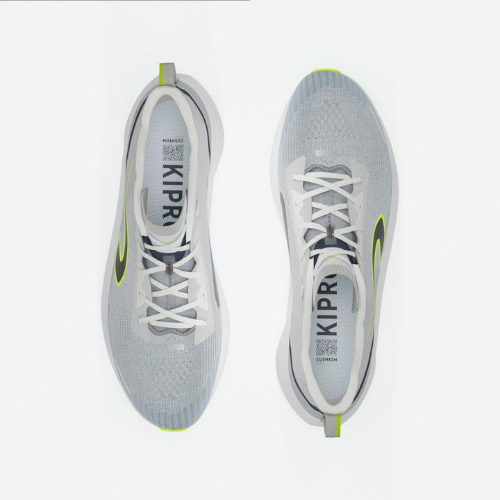 Image du produit Kiprun Chaussures de Running Homme - Cushion 500 Blanc Jaune (45)